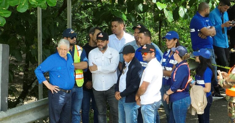 Onesvie evalúa daños tras colapso del puente de Camú en Puerto Plata