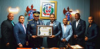 Cámara de Comercio y Empresarial de Santo Domingo Norte reconoce labor del general Miguel Ángel Peña Vásquez