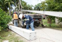 Edesur realiza trabajos de expansión de redes eléctricas en San Cristóbal con una inversión de RD$324.8 millones