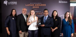 Santiago Business City es reconocido en la categoría Innovación en Parques Industriales de EXPOPARKS LATAM Awards 2026