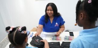 El INABIE beneficia a más de 600 estudiantes de Dajabón con atenciones en jornada de salud integral