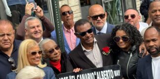 Inmortalizan a José Alberto «El Canario» con una calle que lleva su nombre en Union City