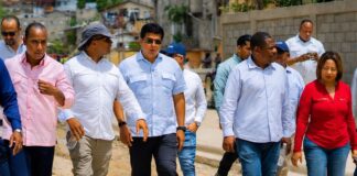 Diputados SDO destacan avance en saneamiento cañadas ejecuta la CAASD en ese municipio