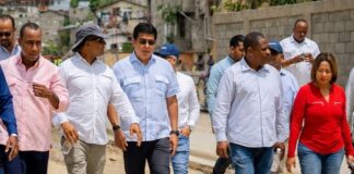 Diputados SDO destacan avance en saneamiento cañadas ejecuta la CAASD en ese municipio